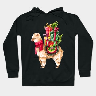 Christmas Llama Hoodie